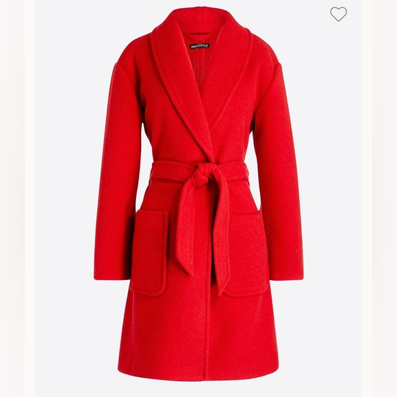 J. Crew Jackets & Blazers - J CREW Belted wrap coat. Size medium